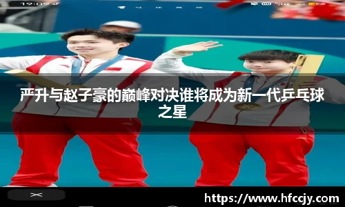 严升与赵子豪的巅峰对决谁将成为新一代乒乓球之星